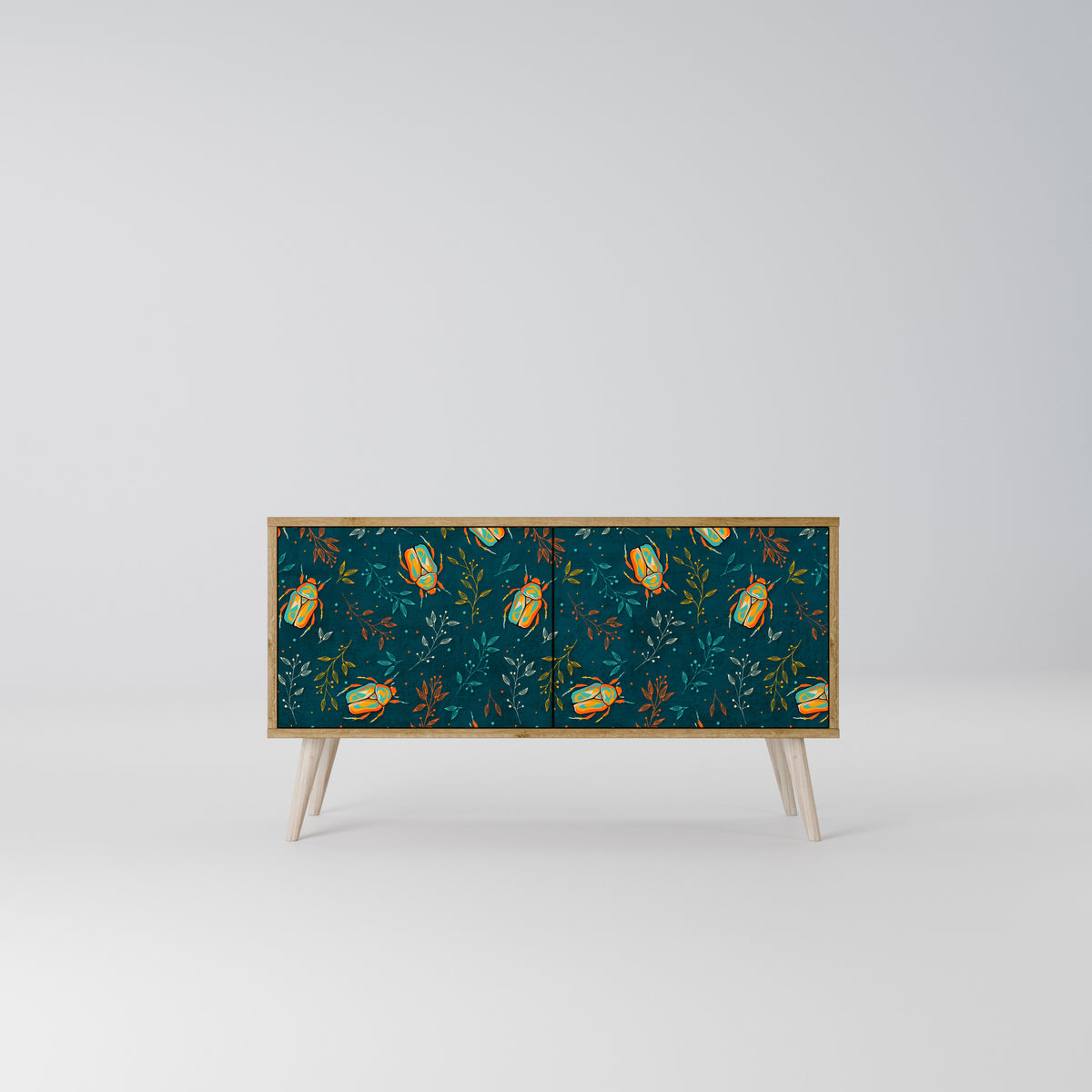 AUTUMN INSECTS Kompaktní dvoudveřový TV stolek