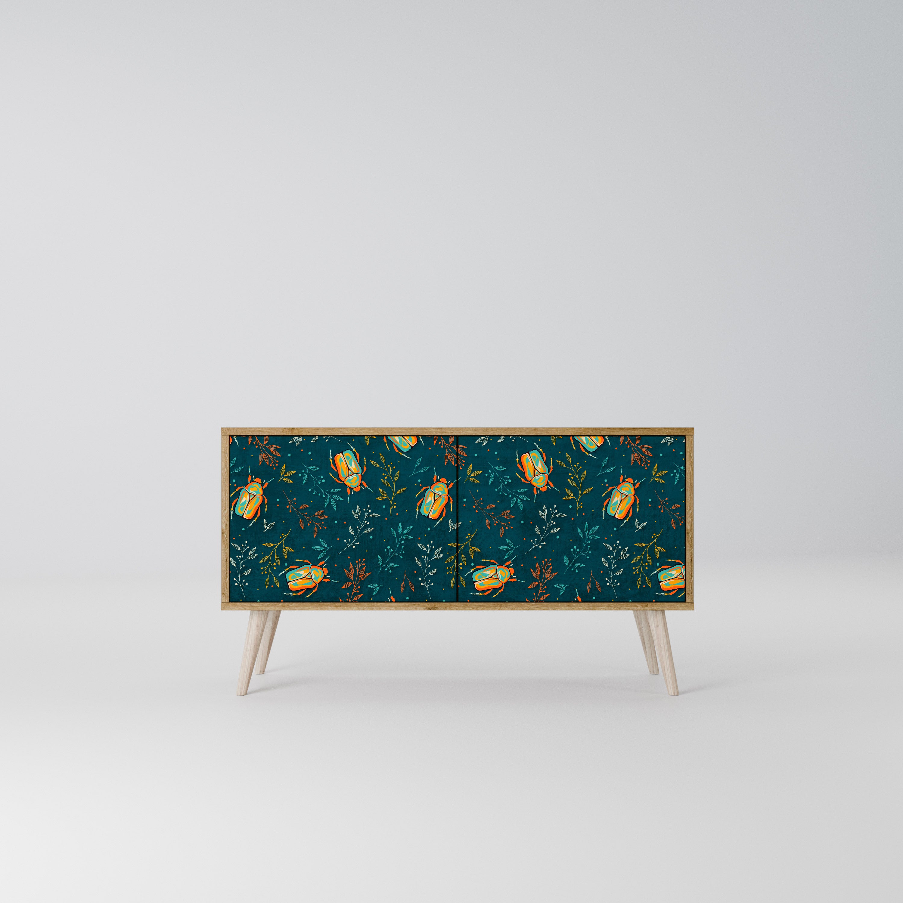 AUTUMN INSECTS Kompaktní dvoudveřový TV stolek