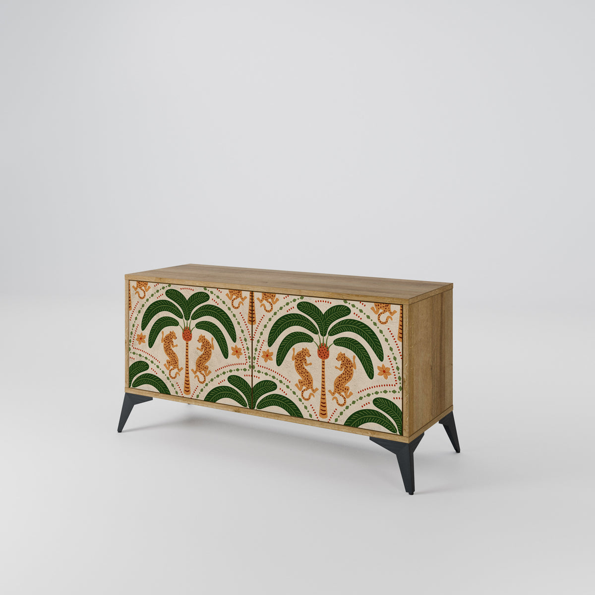 DANCING PREDATORS Kompaktní dvoudveřový TV stolek