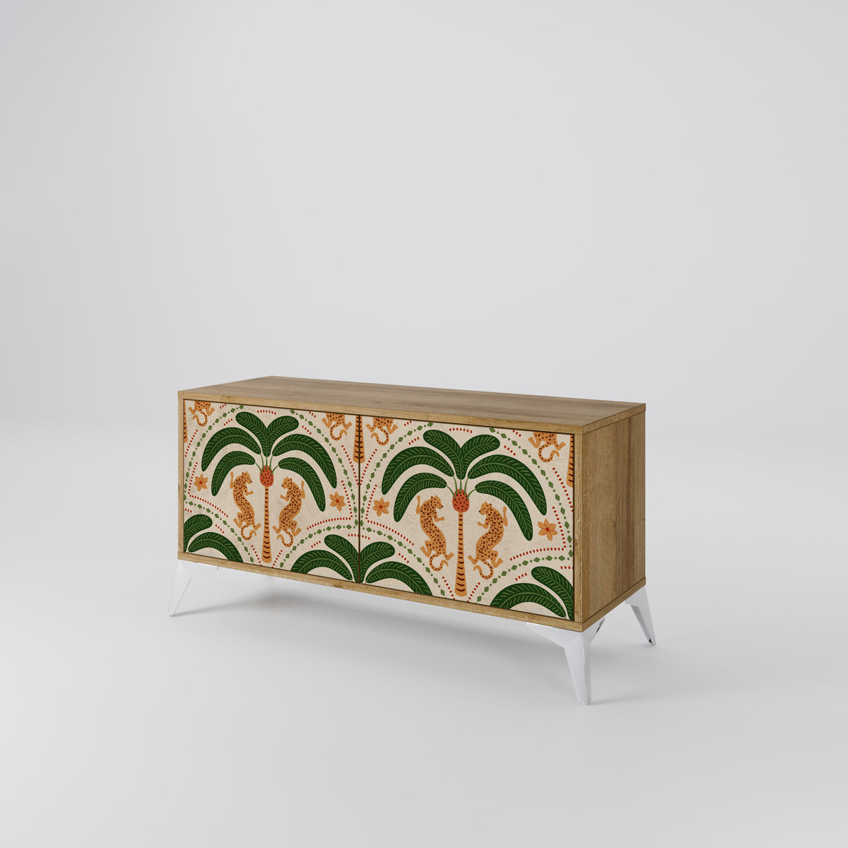 DANCING PREDATORS Kompaktní dvoudveřový TV stolek