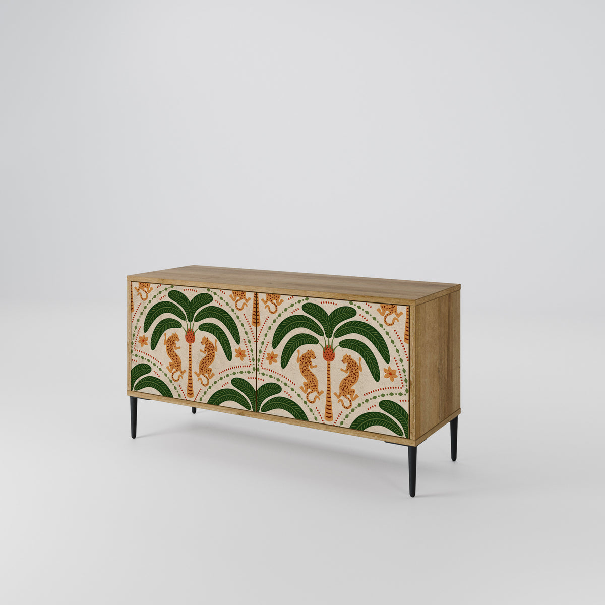 DANCING PREDATORS Kompaktní dvoudveřový TV stolek