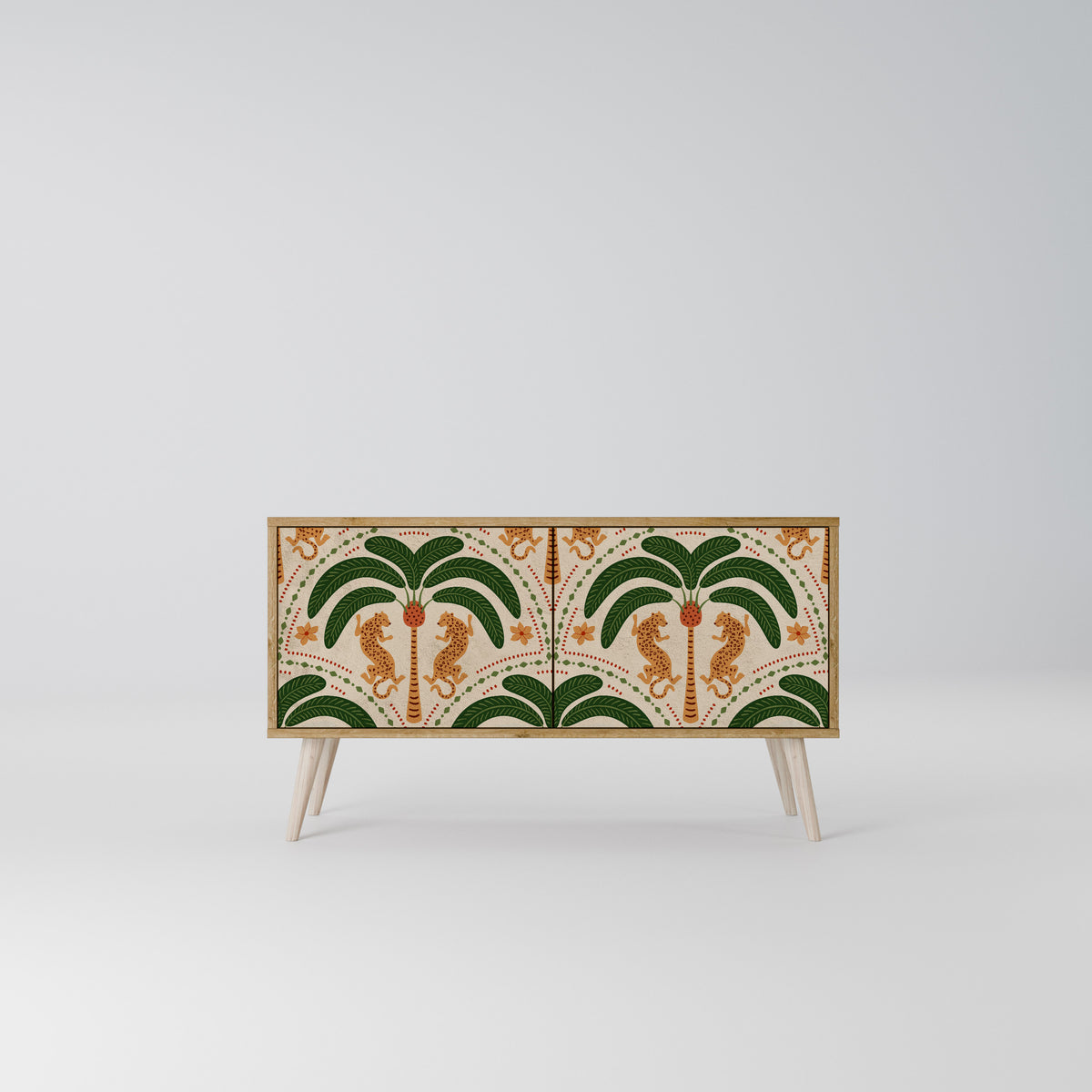 DANCING PREDATORS Kompaktní dvoudveřový TV stolek