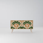 DANCING PREDATORS Kompaktní dvoudveřový TV stolek