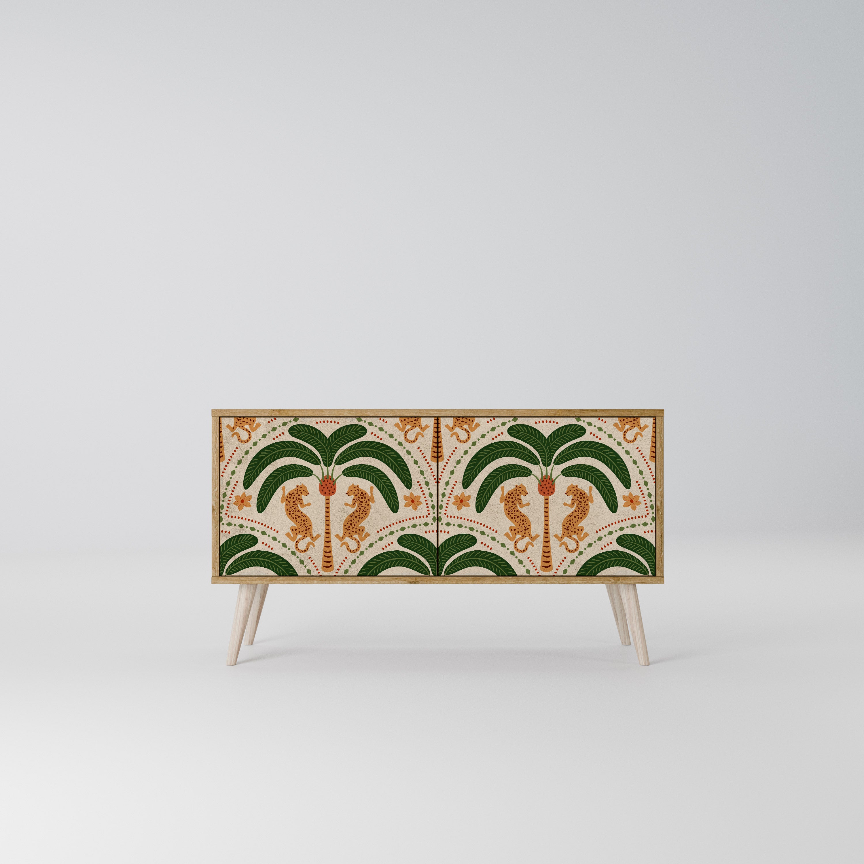 DANCING PREDATORS Kompaktní dvoudveřový TV stolek