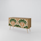 DANCING PREDATORS Compact 2-Door TV Cabinet