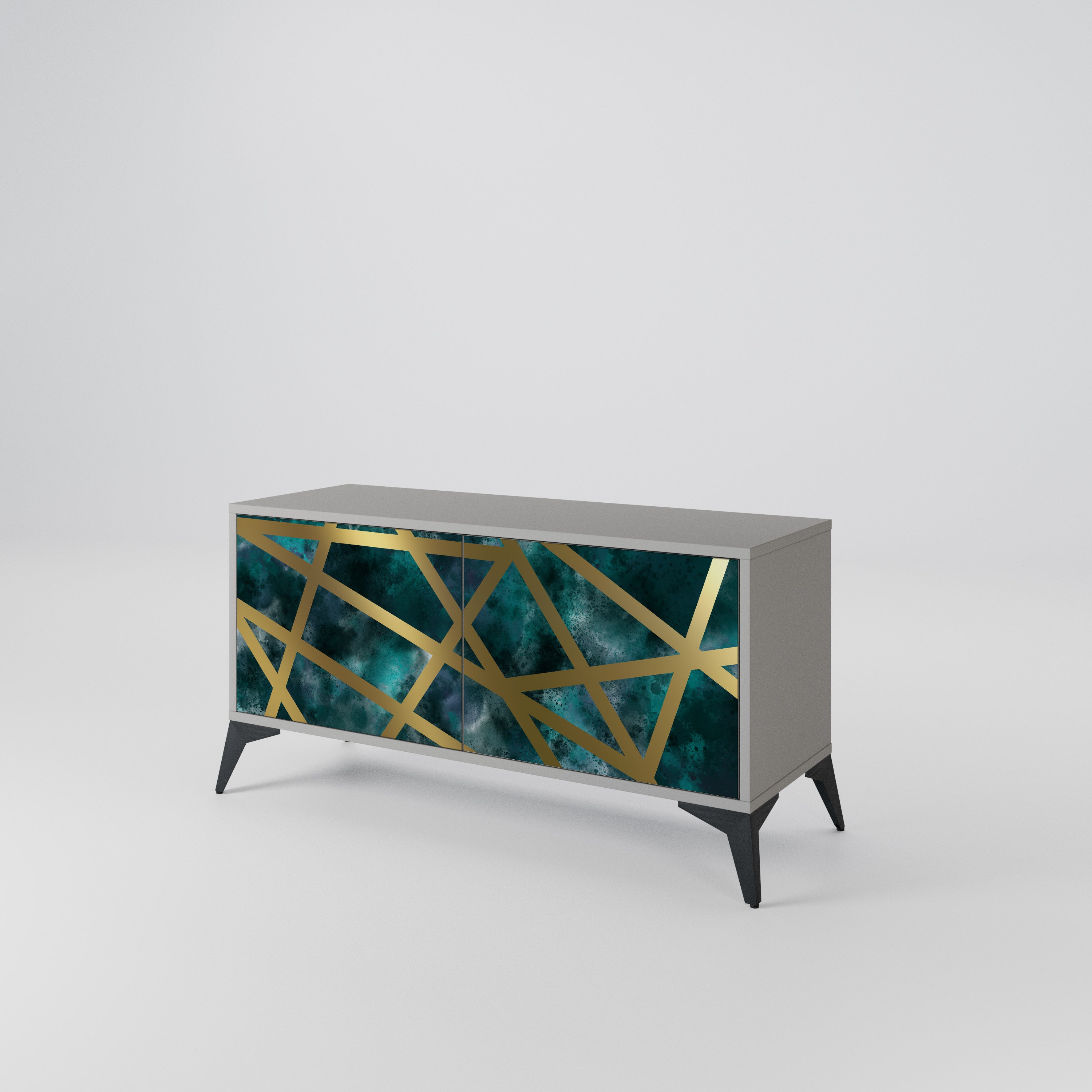 THE LABYRINTH OF GOLD Kompaktní dvoudveřový TV stolek