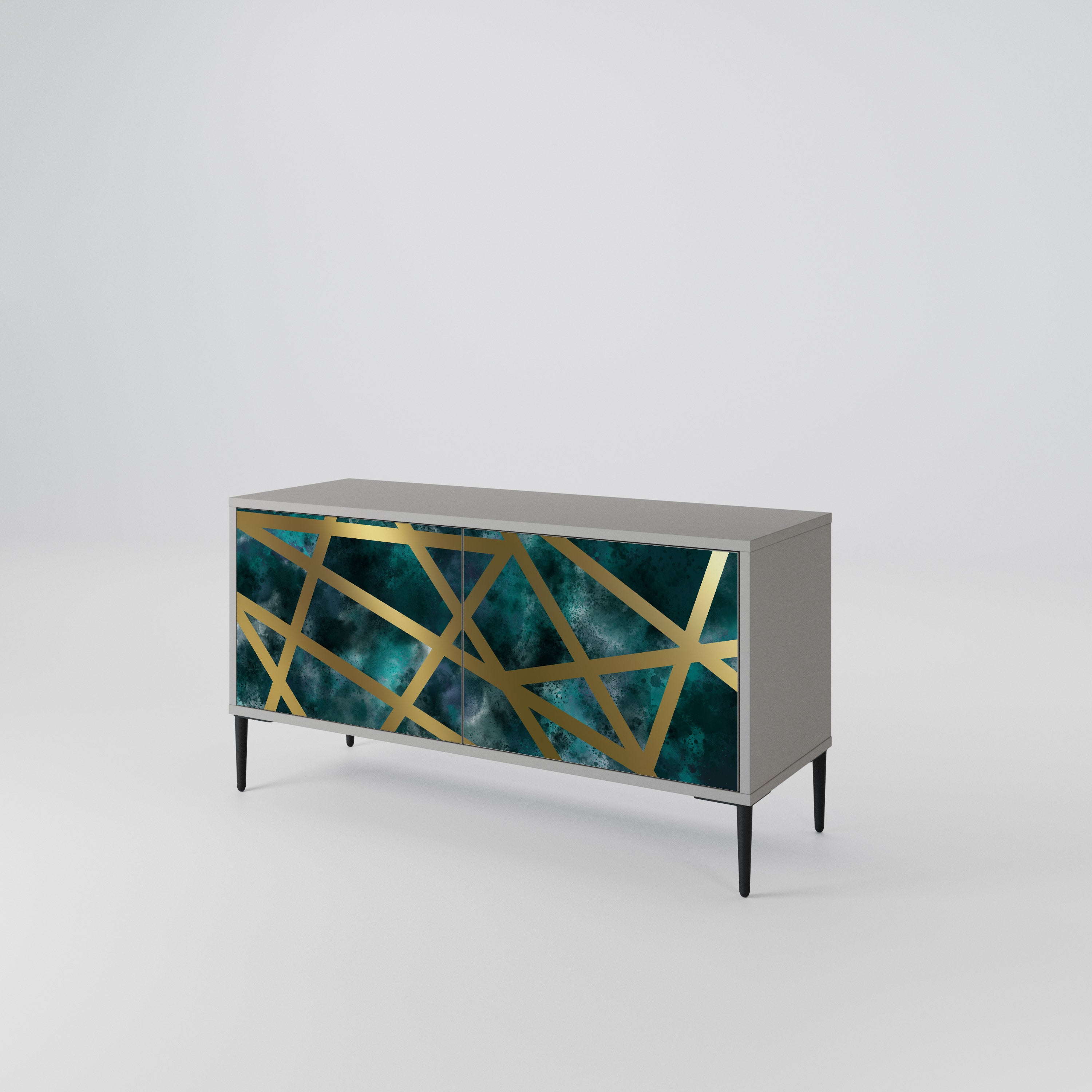 THE LABYRINTH OF GOLD Kompaktní dvoudveřový TV stolek