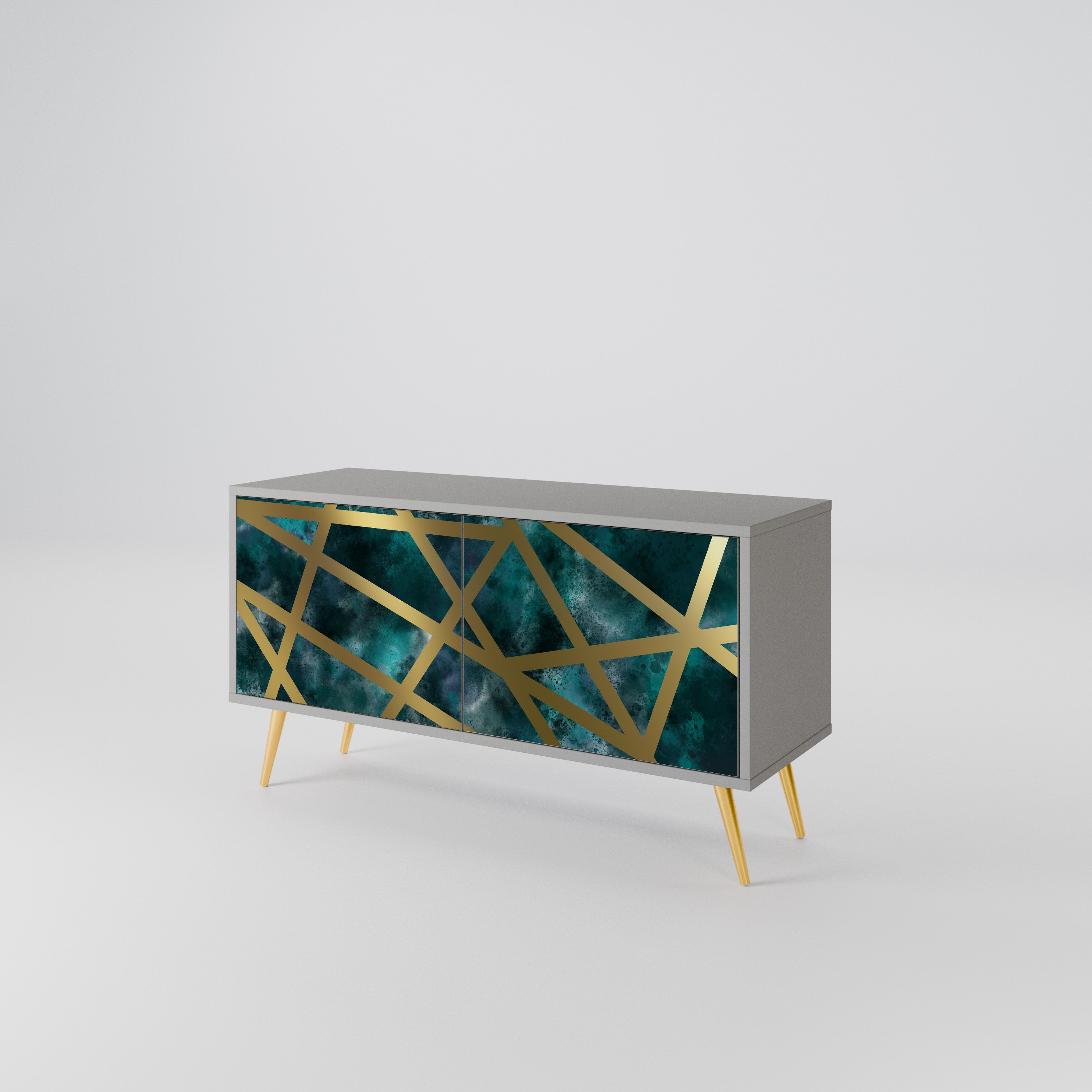 THE LABYRINTH OF GOLD Kompaktní dvoudveřový TV stolek