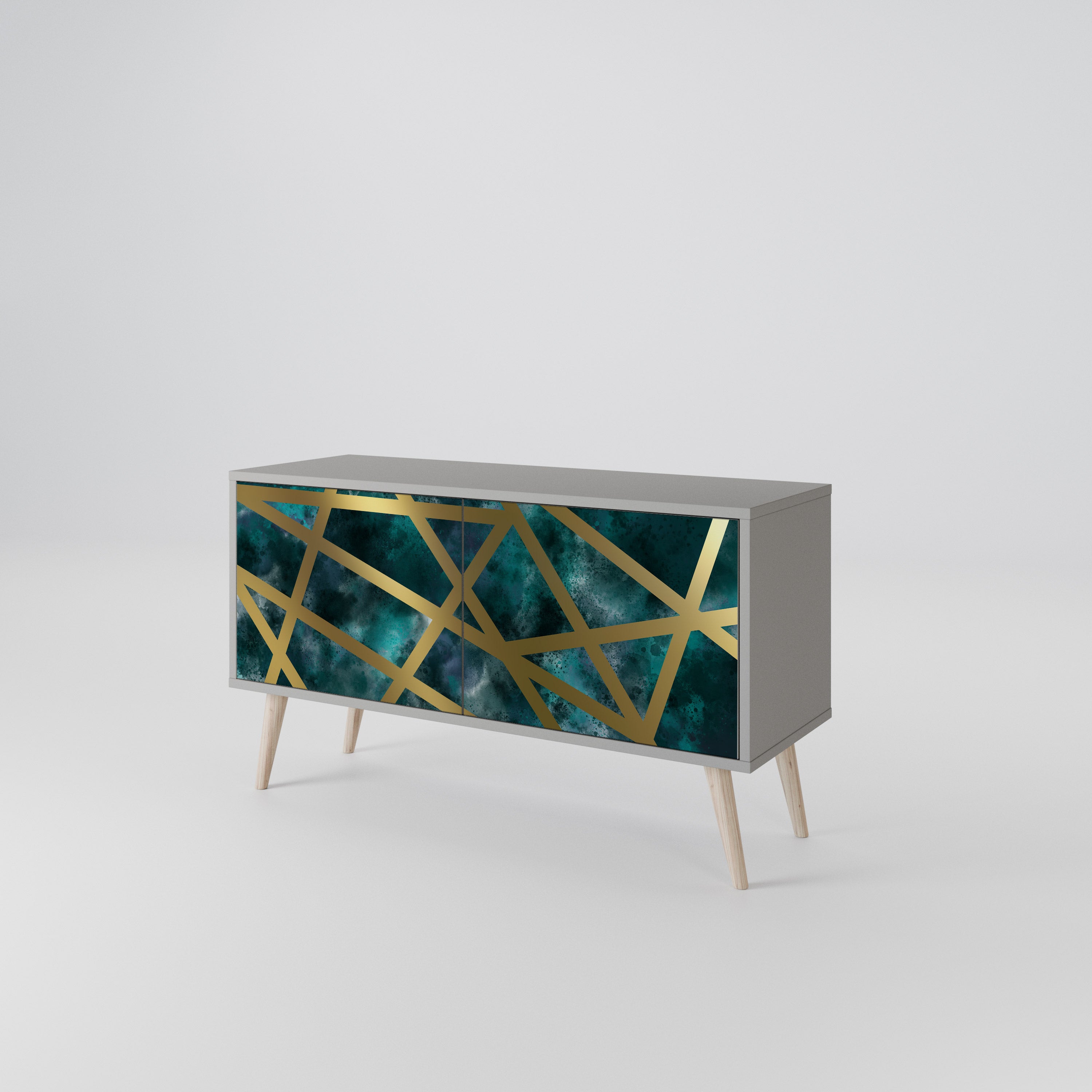 THE LABYRINTH OF GOLD Kompaktní dvoudveřový TV stolek