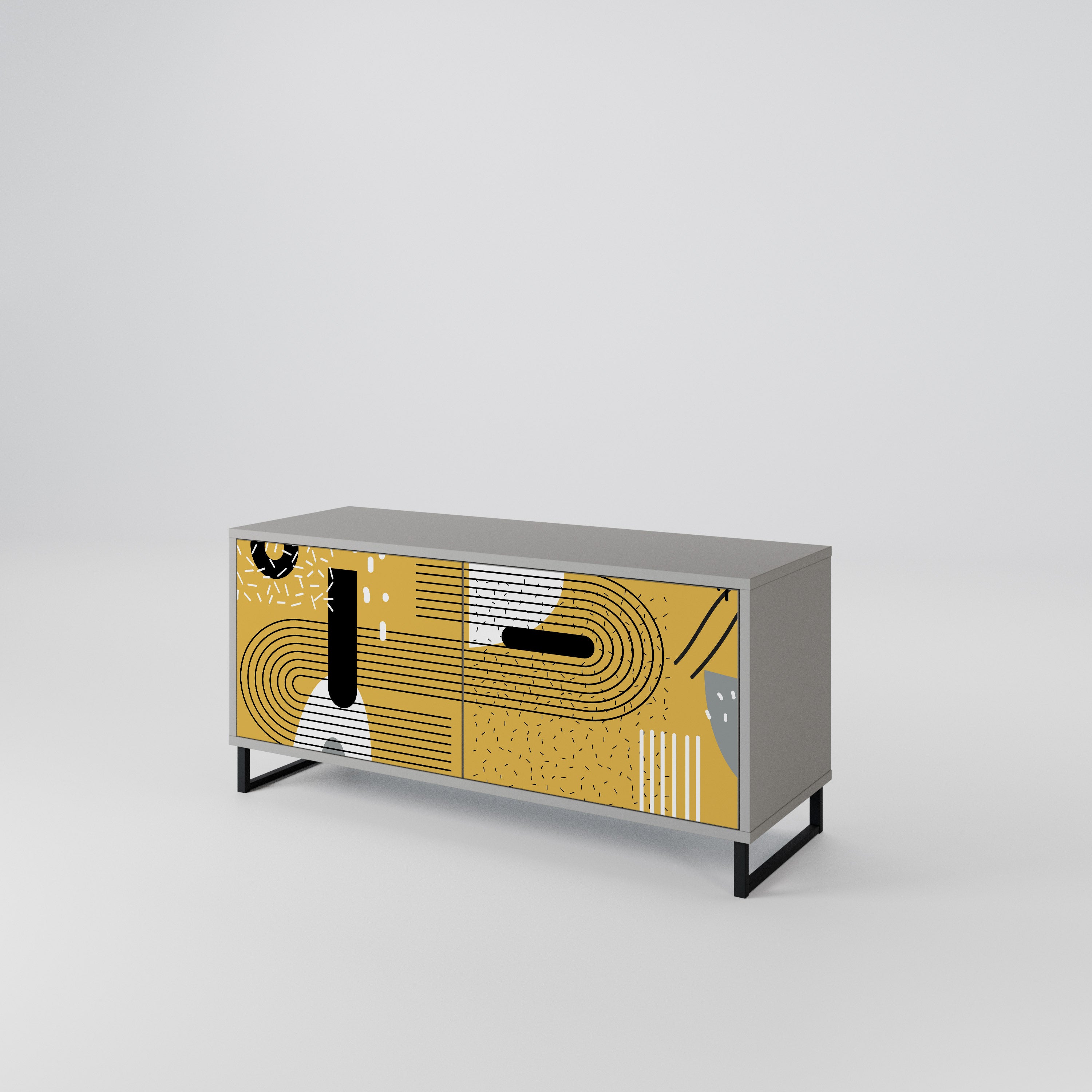 SHAPESHIFT SYMPHONY Kompaktní dvoudveřový TV stolek