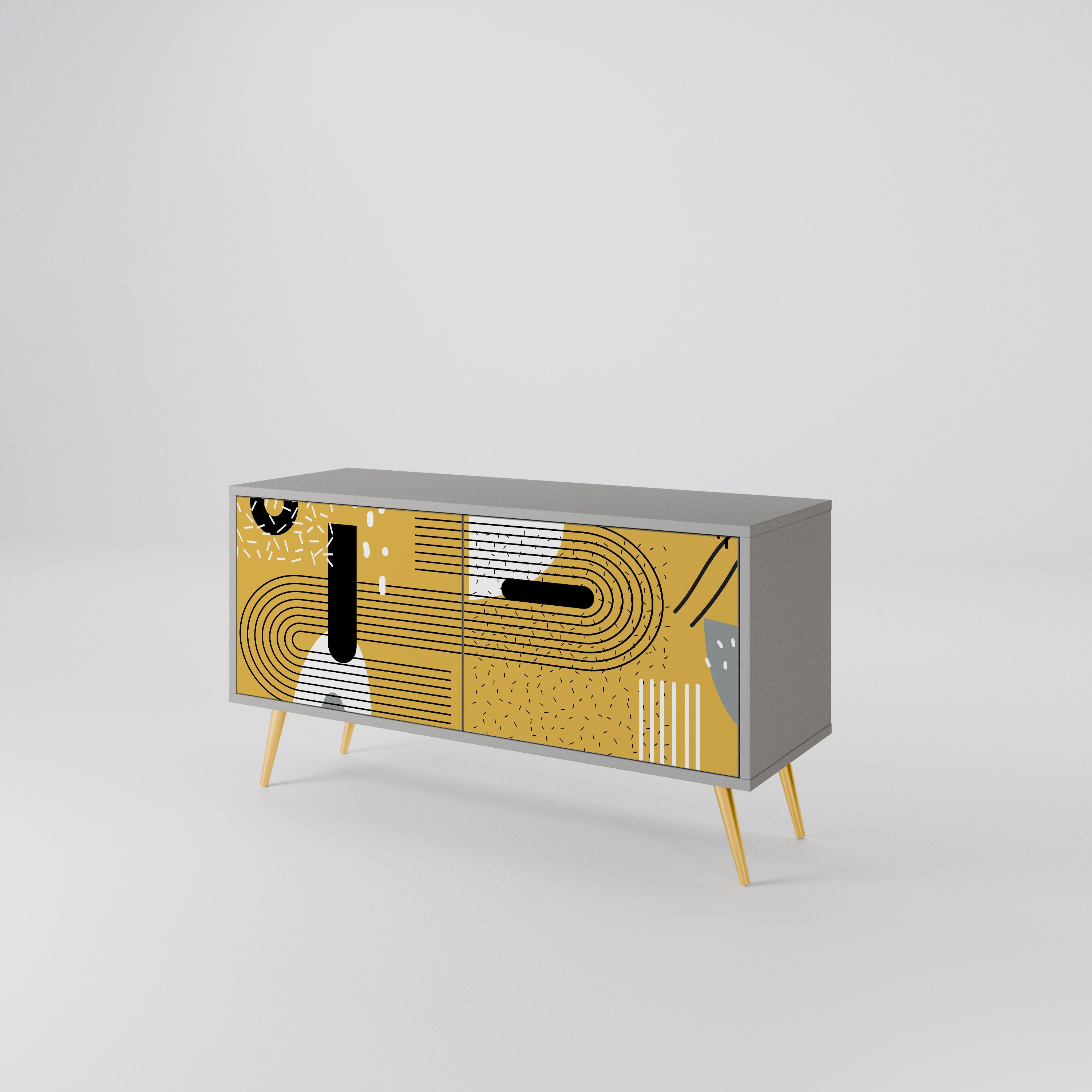 SHAPESHIFT SYMPHONY Kompaktní dvoudveřový TV stolek