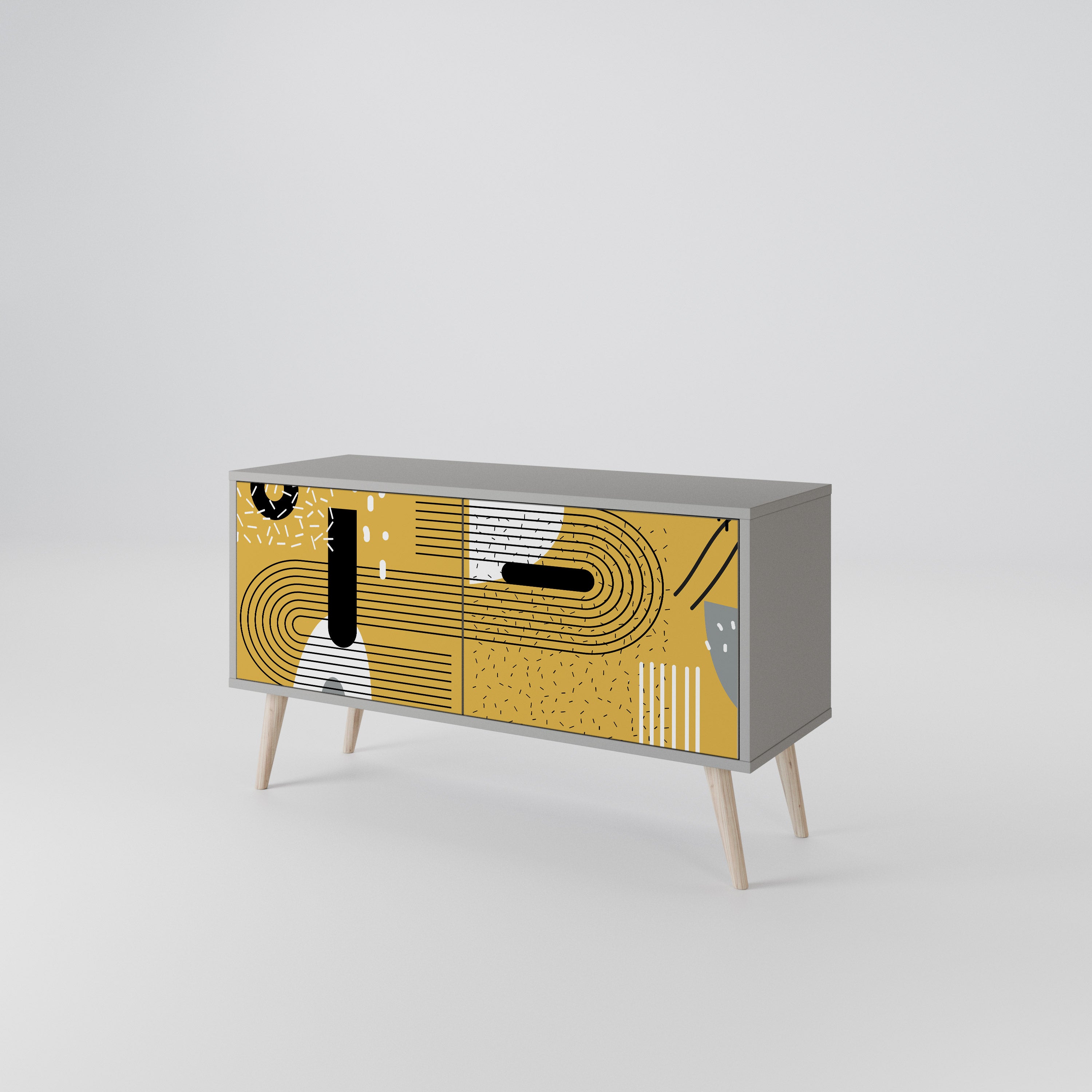 SHAPESHIFT SYMPHONY Kompaktní dvoudveřový TV stolek