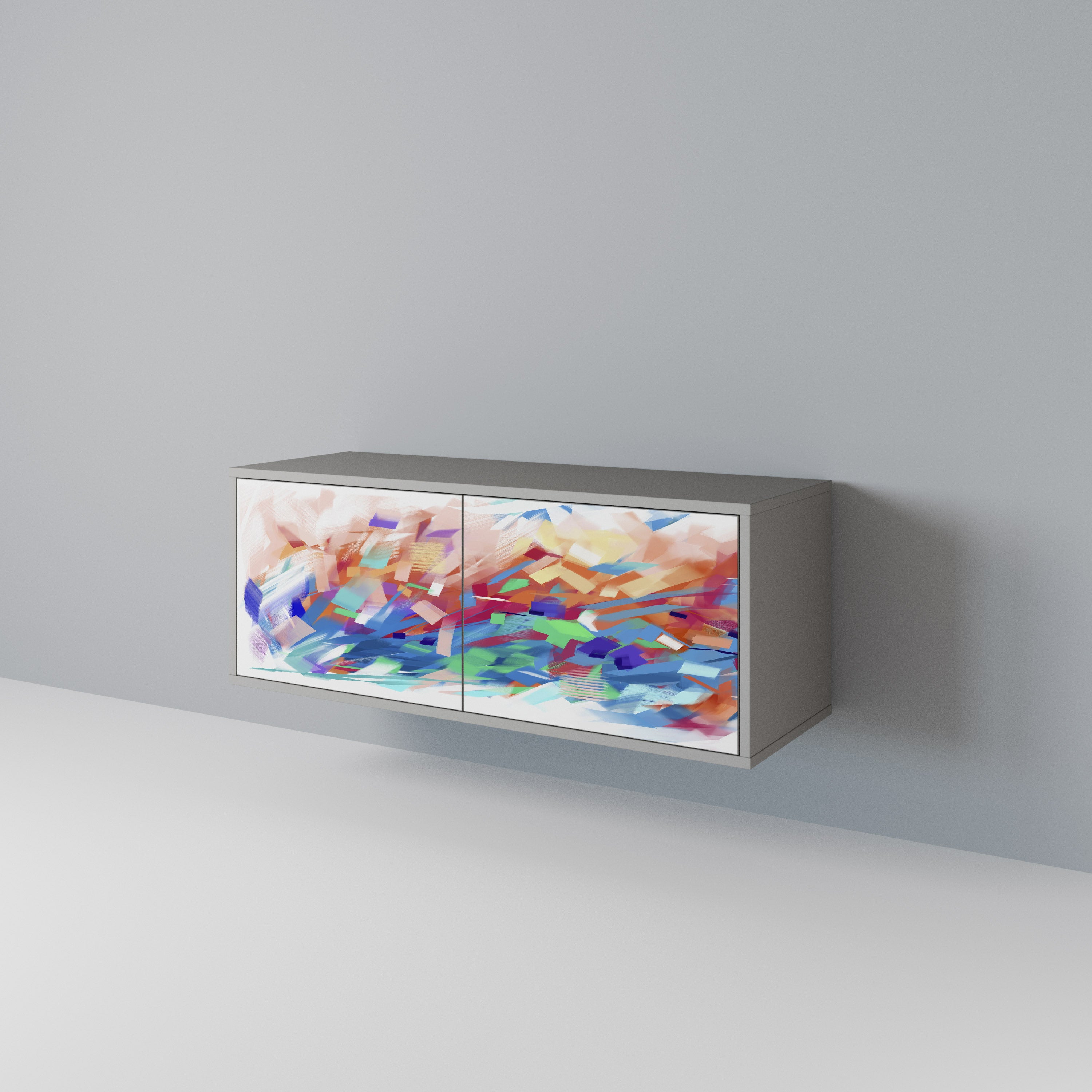 FINESSE MASH-UP Kompaktní dvoudveřový TV stolek