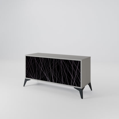 SHIMMER SPIDERGRAM Kompaktní dvoudveřový TV stolek