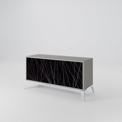 SHIMMER SPIDERGRAM Kompaktní dvoudveřový TV stolek