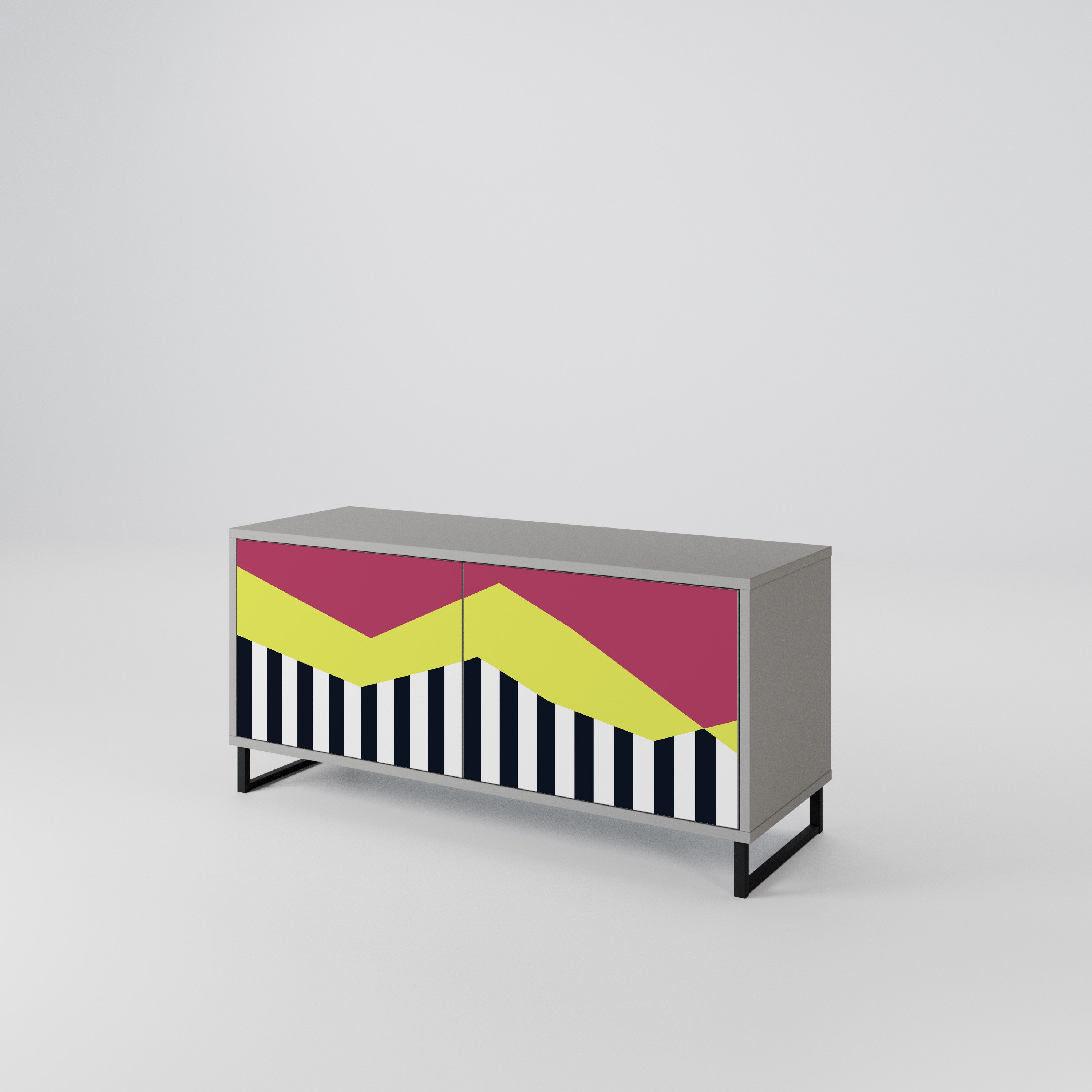 PIANO FANTASY Kompaktní dvoudveřový TV stolek