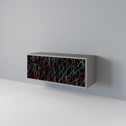 LUMINOUS SNARE Kompaktní dvoudveřový TV stolek
