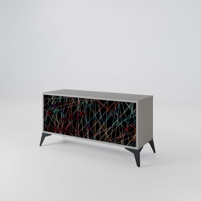 LUMINOUS SNARE Kompaktní dvoudveřový TV stolek