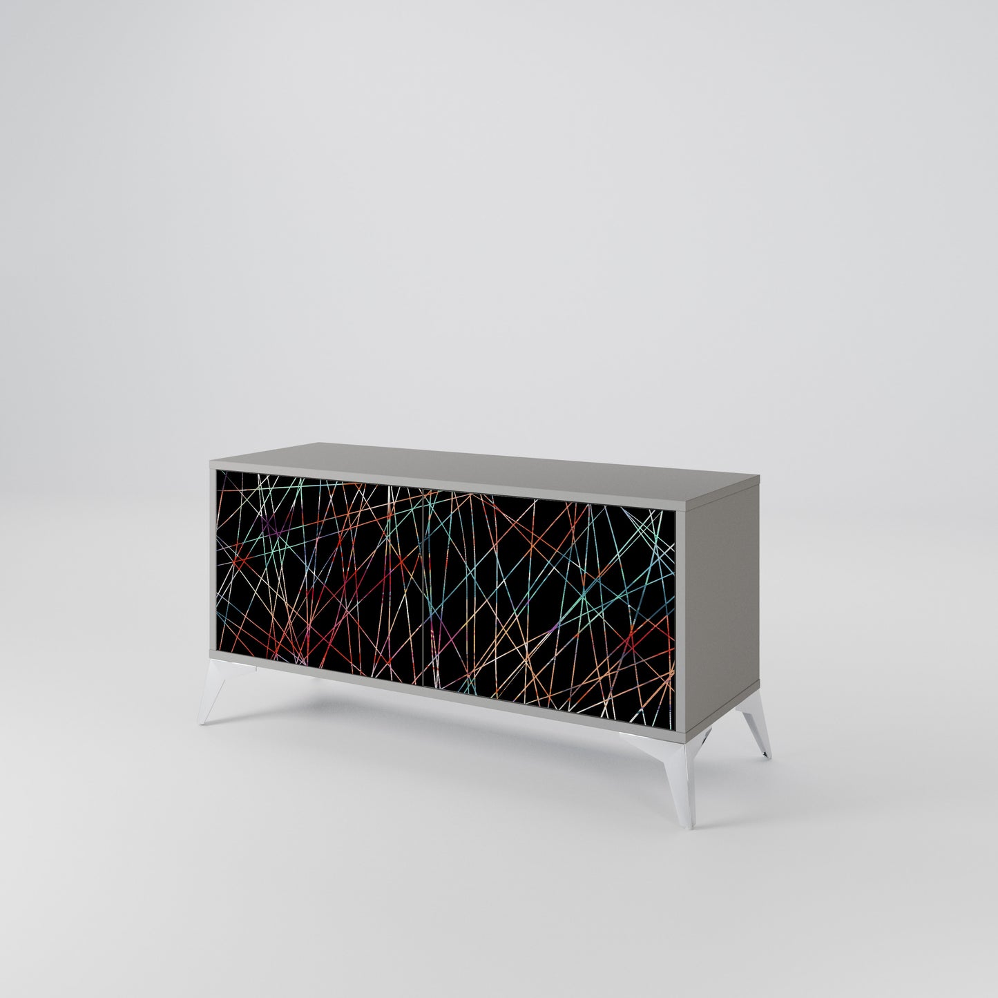 LUMINOUS SNARE Kompaktní dvoudveřový TV stolek