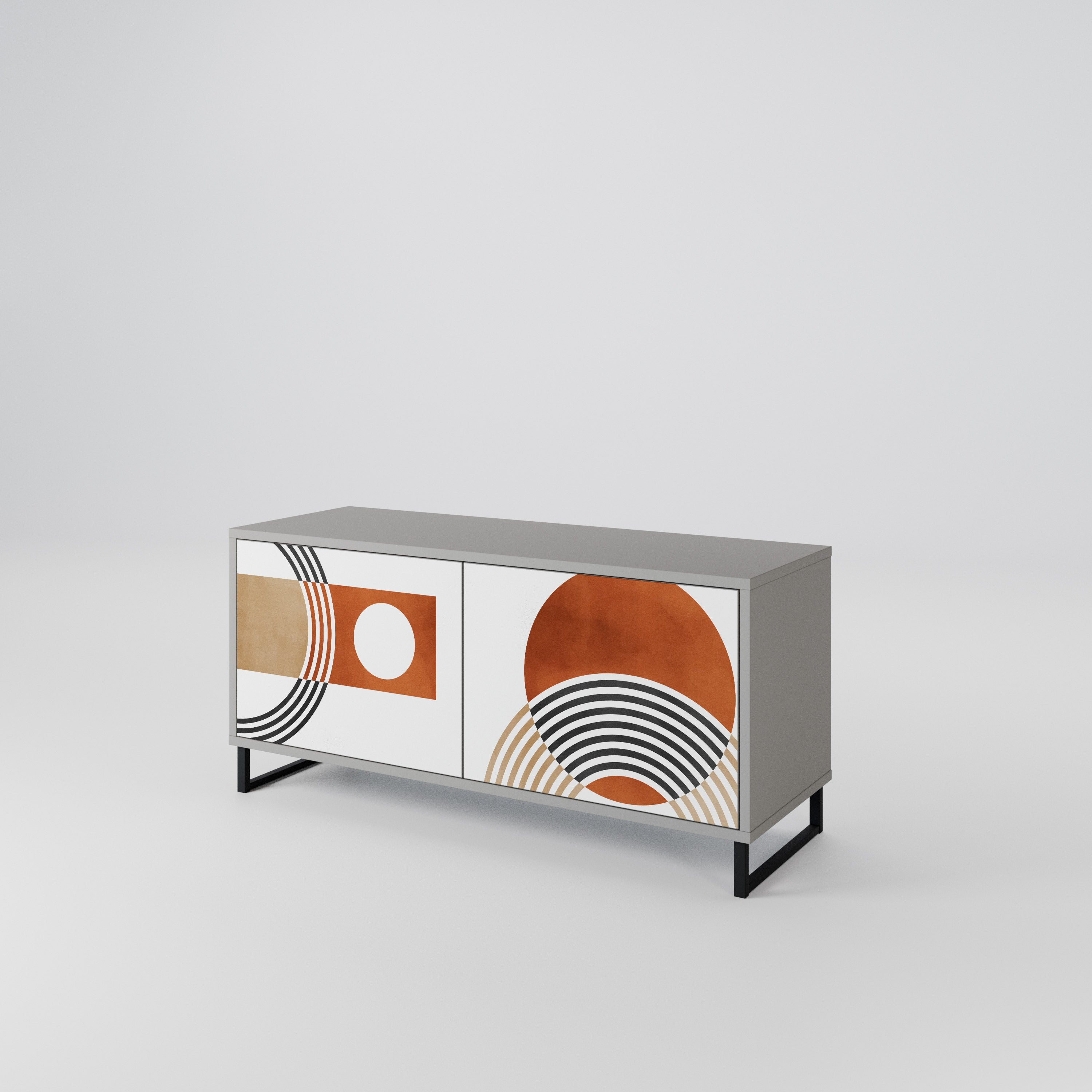 CIRCLE RHYTM Compact 2-Door TV Cabinet