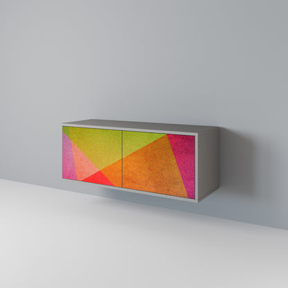 VIVID GEOMETRY Kompaktní dvoudveřový TV stolek