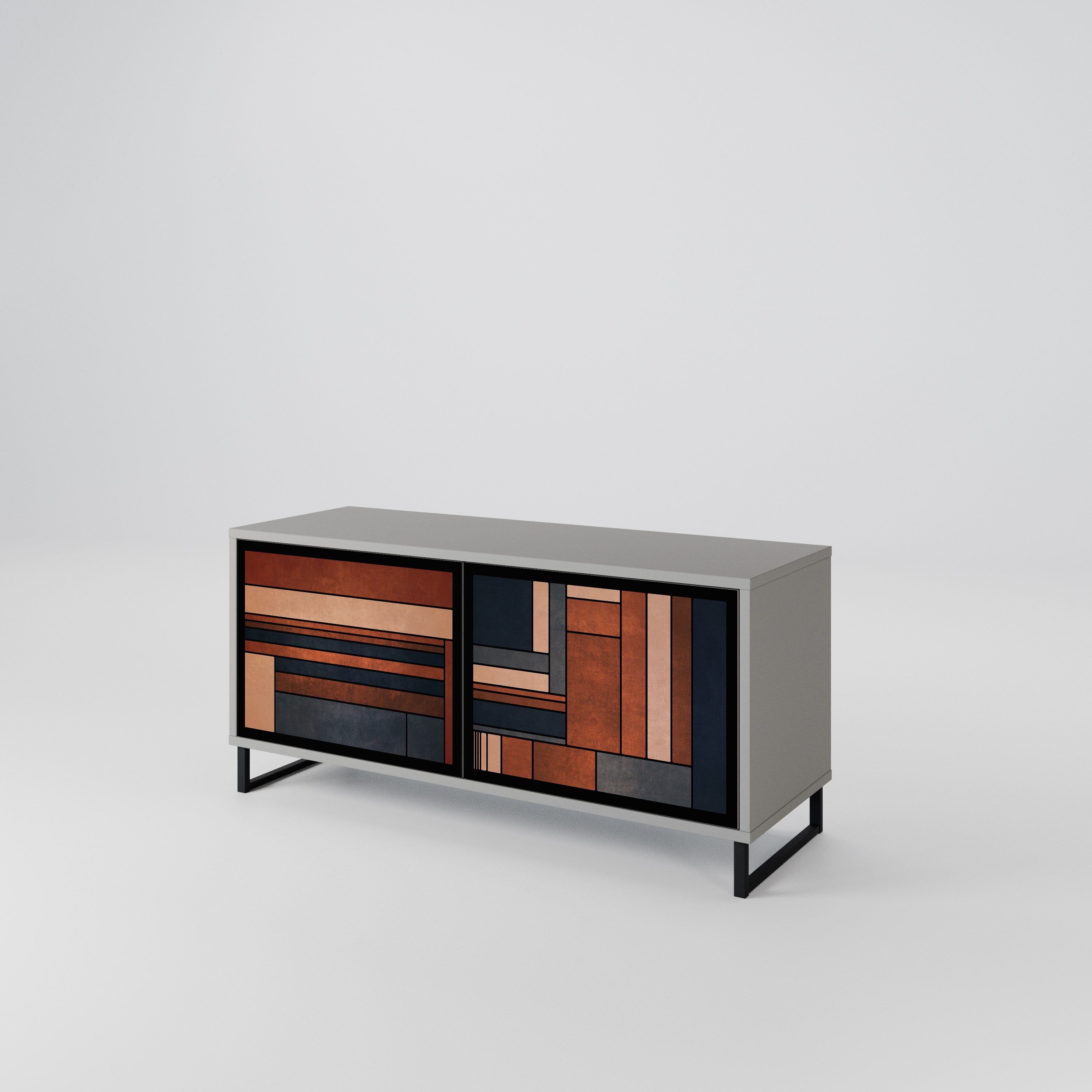 INTREPID FORMATION Compact 2-Door TV Cabinet