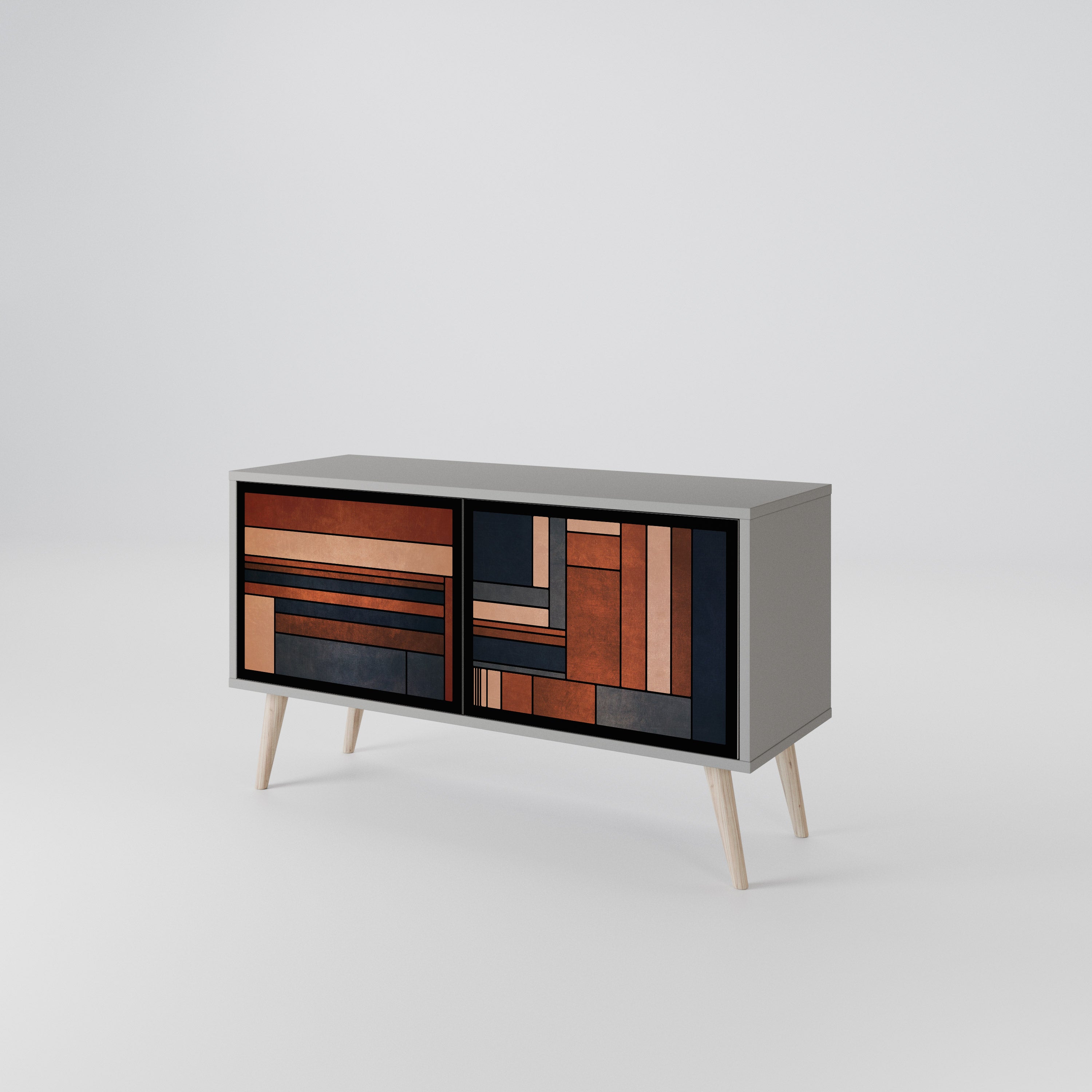 INTREPID FORMATION Compact 2-Door TV Cabinet