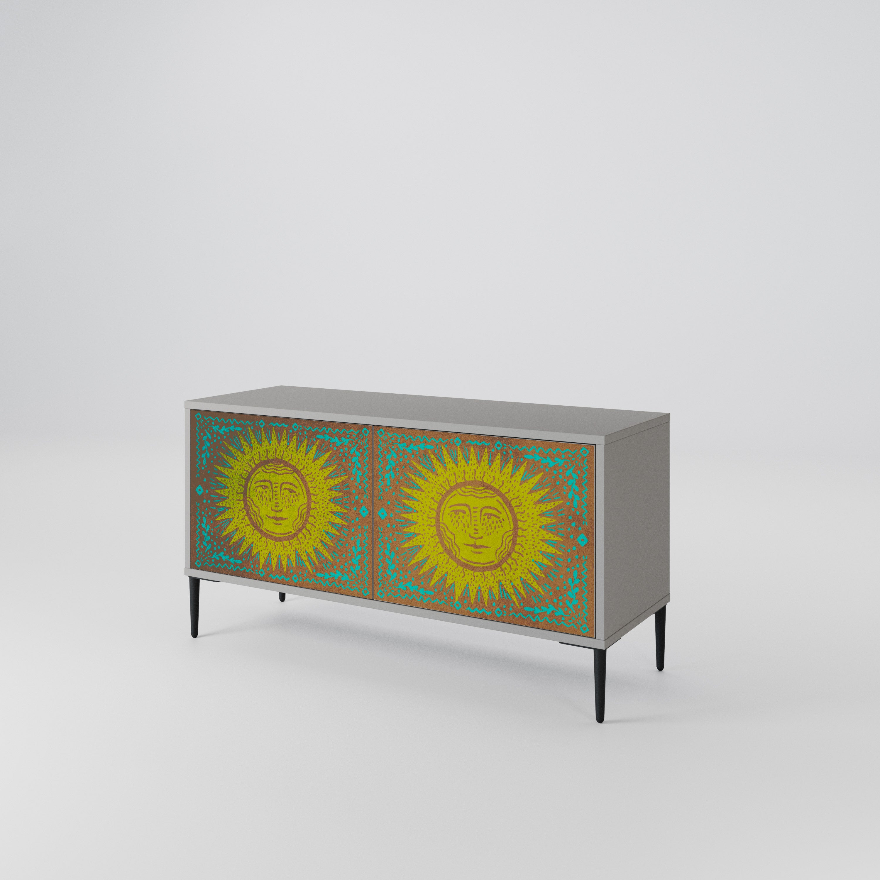 SUNSHINE EULOGY Compact 2-Door TV Cabinet