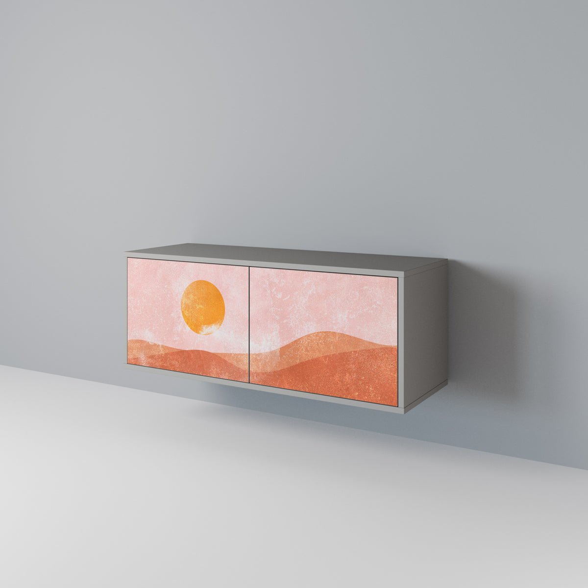 LUMINOUS SUNLIGHT Kompaktní dvoudveřový TV stolek