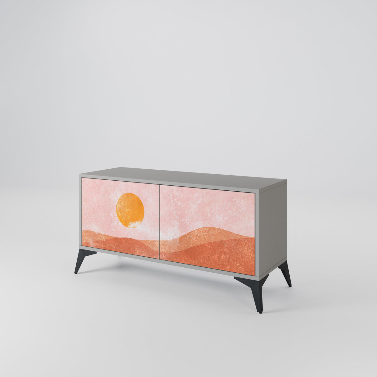 LUMINOUS SUNLIGHT Kompaktní dvoudveřový TV stolek