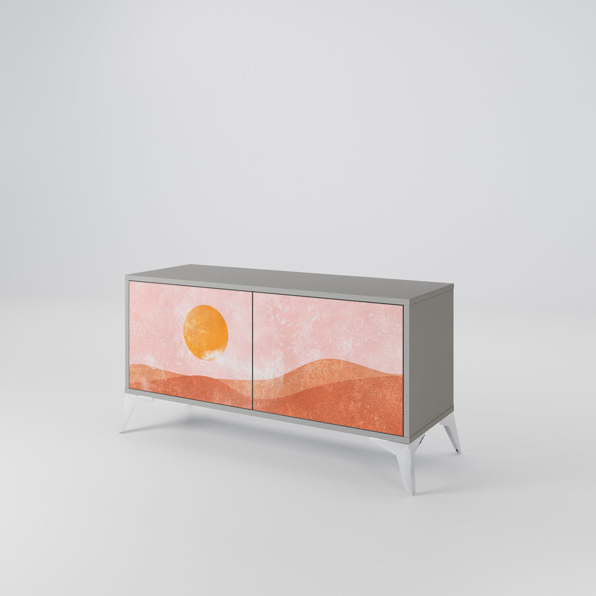 LUMINOUS SUNLIGHT Kompaktní dvoudveřový TV stolek