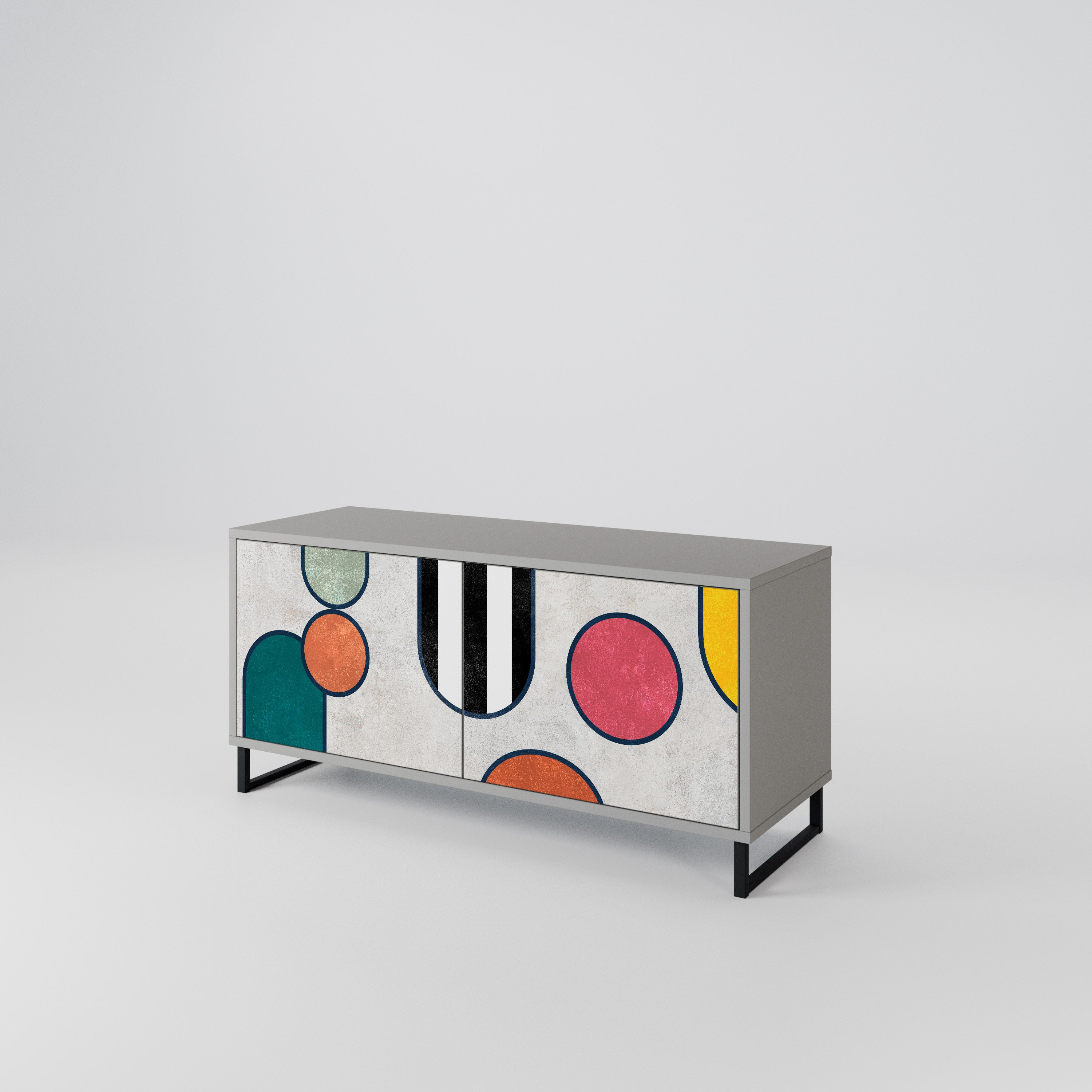 COOL STORY Compact 2-Door TV Cabinet