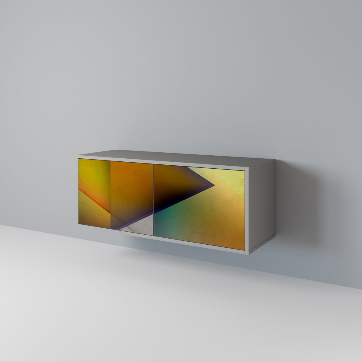 PIERCING SHARPNESS Kompaktní dvoudveřový TV stolek