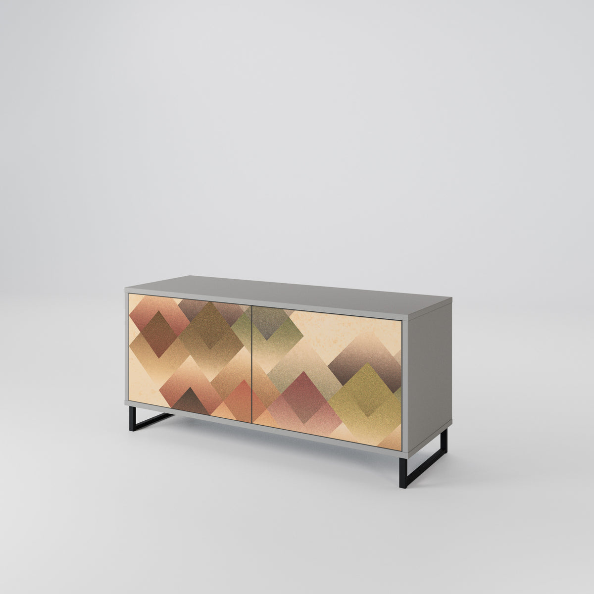 GEOMETRIC FUSION Kompaktní dvoudveřový TV stolek