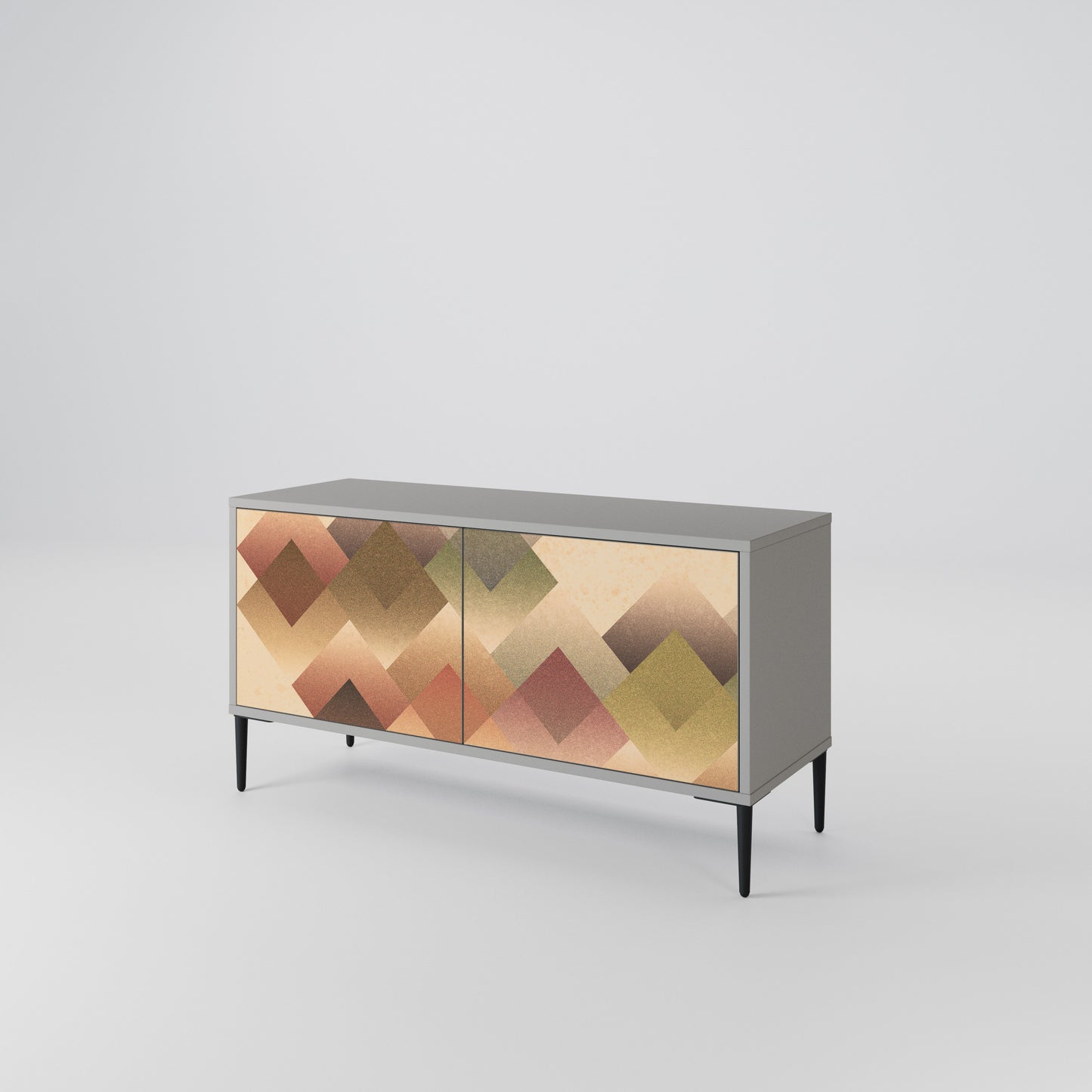 GEOMETRIC FUSION Kompaktní dvoudveřový TV stolek