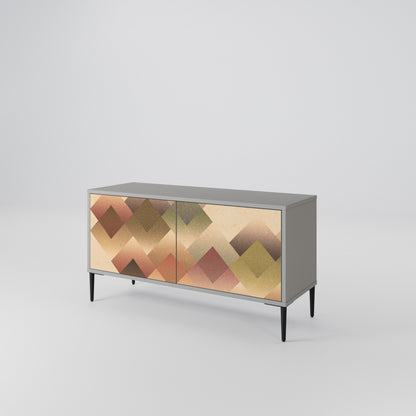 GEOMETRIC FUSION Kompaktní dvoudveřový TV stolek