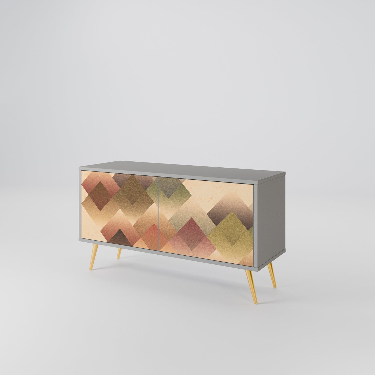 GEOMETRIC FUSION Kompaktní dvoudveřový TV stolek