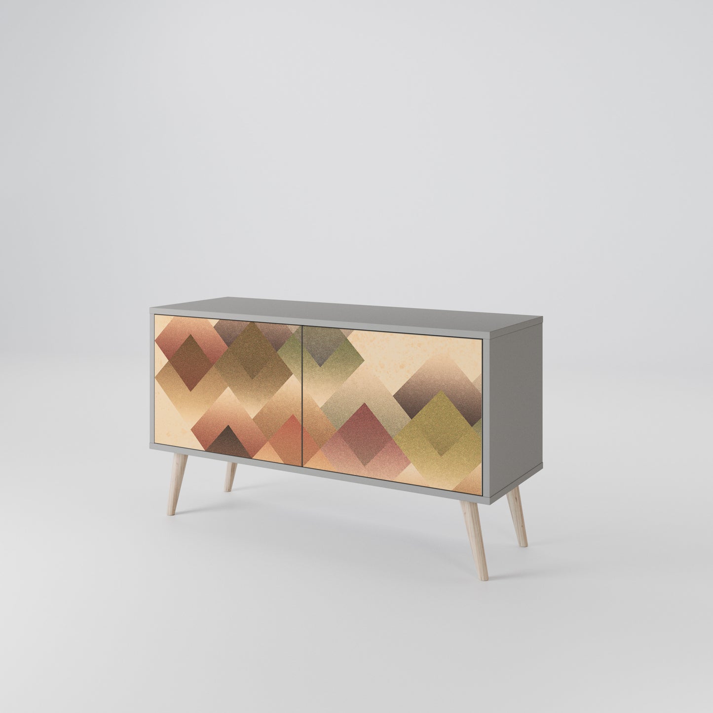 GEOMETRIC FUSION Kompaktní dvoudveřový TV stolek