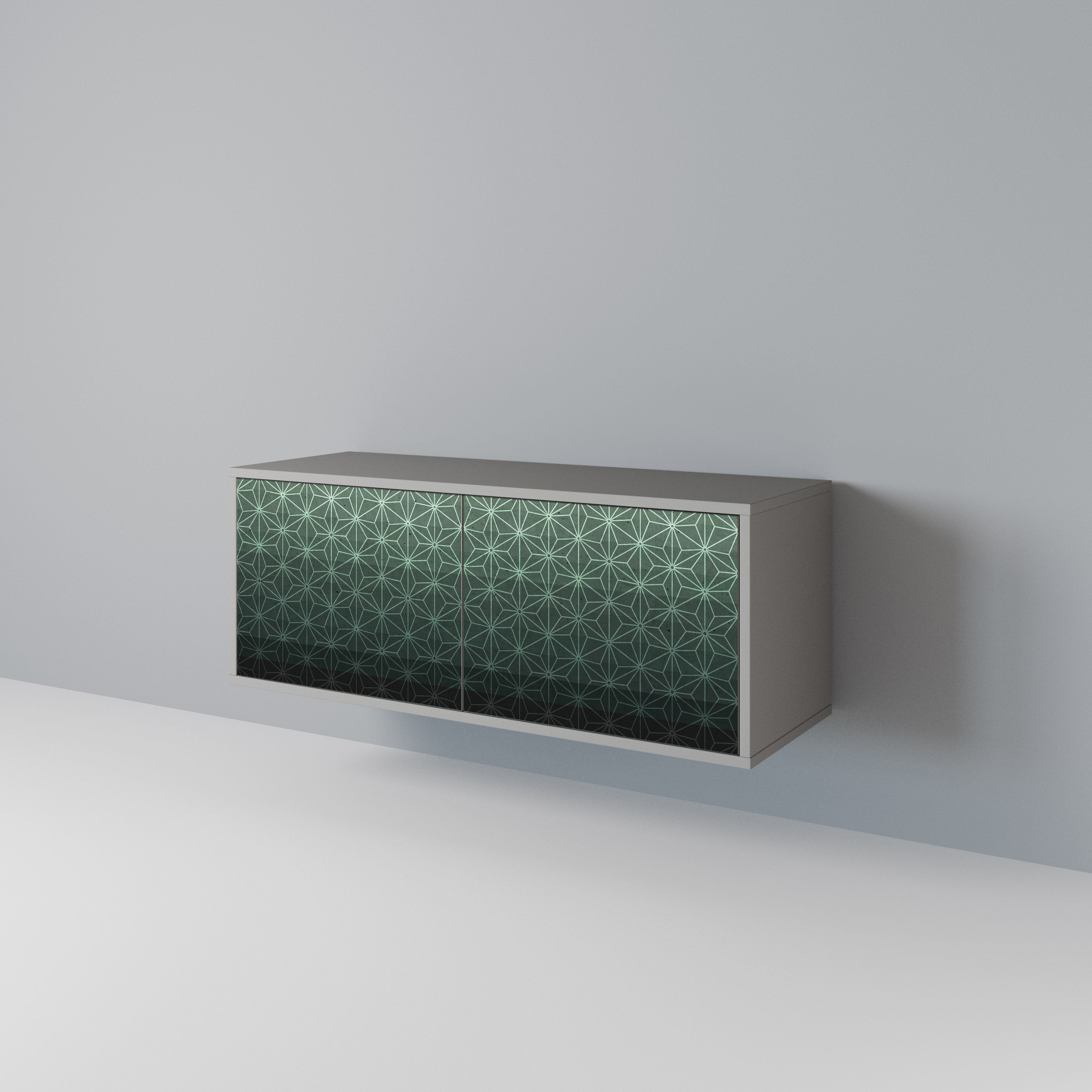 ORNAMENTAL GLIMMER Compact 2-Door TV Cabinet