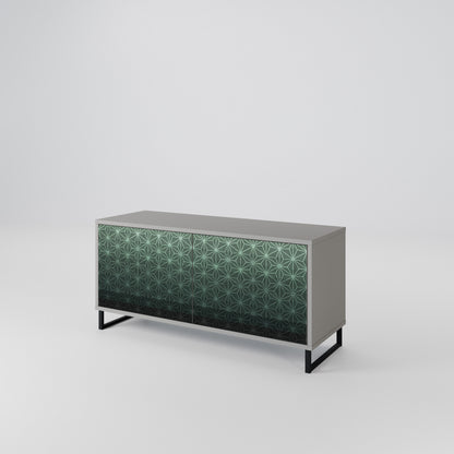 ORNAMENTAL GLIMMER Kompaktní dvoudveřový TV stolek