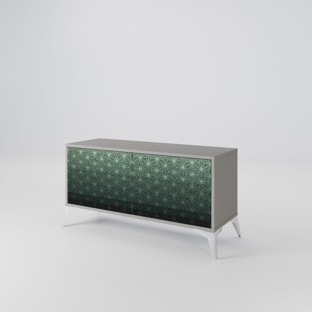 ORNAMENTAL GLIMMER Kompaktní dvoudveřový TV stolek