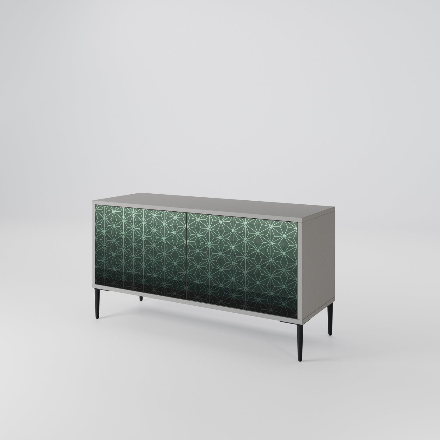 ORNAMENTAL GLIMMER Kompaktní dvoudveřový TV stolek