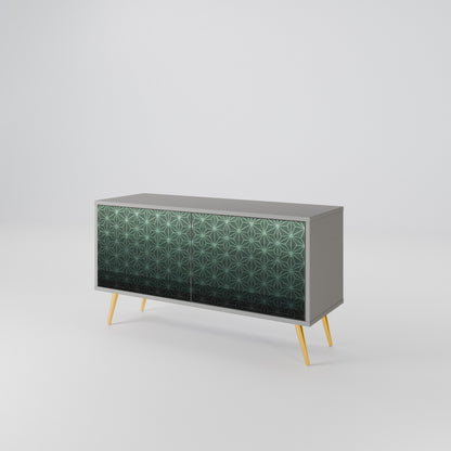 ORNAMENTAL GLIMMER Kompaktní dvoudveřový TV stolek