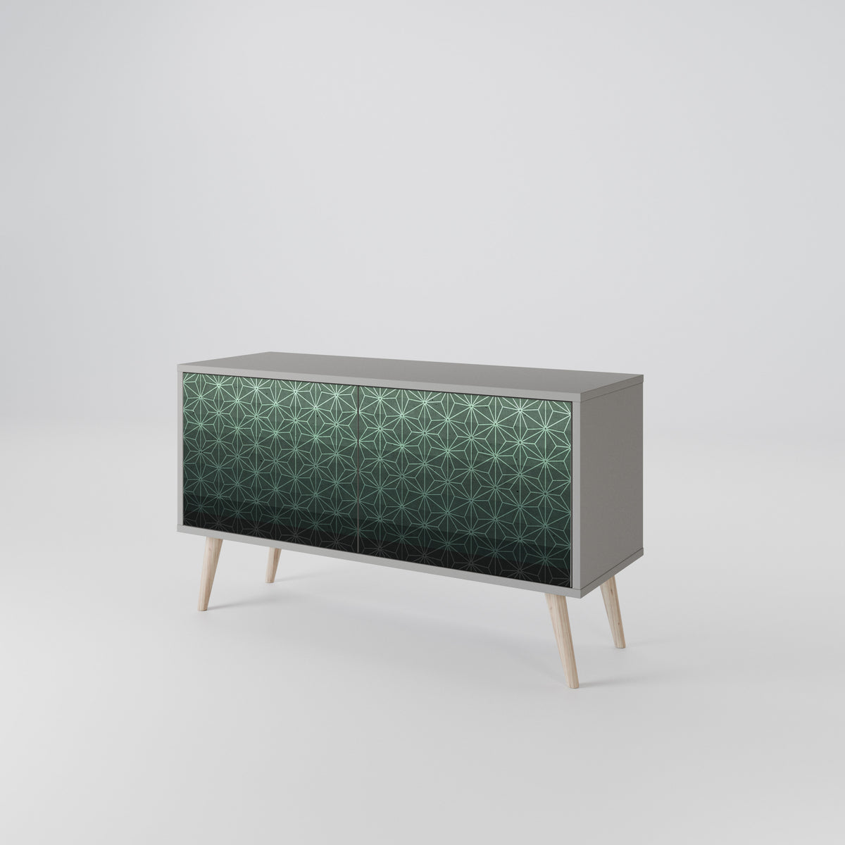 ORNAMENTAL GLIMMER Kompaktní dvoudveřový TV stolek