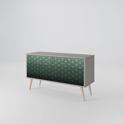 ORNAMENTAL GLIMMER Kompaktní dvoudveřový TV stolek