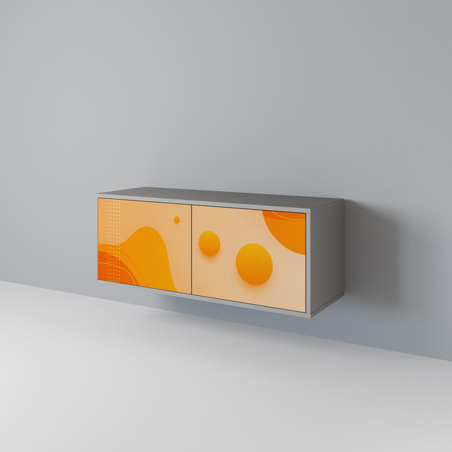 ORANGE ARRANGEMENT Kompaktní dvoudveřový TV stolek