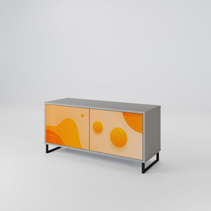 ORANGE ARRANGEMENT Kompaktní dvoudveřový TV stolek