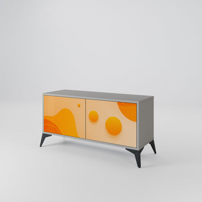 ORANGE ARRANGEMENT Kompaktní dvoudveřový TV stolek