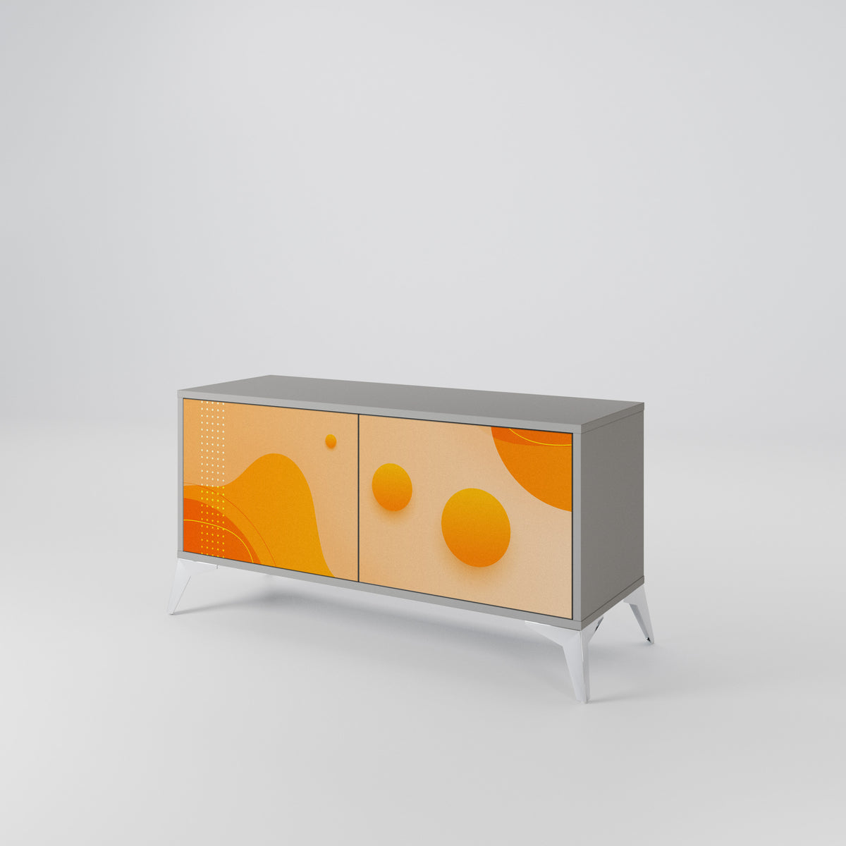 ORANGE ARRANGEMENT Kompaktní dvoudveřový TV stolek