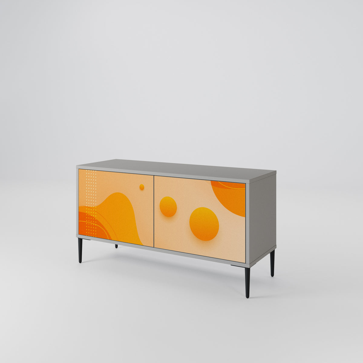 ORANGE ARRANGEMENT Kompaktní dvoudveřový TV stolek